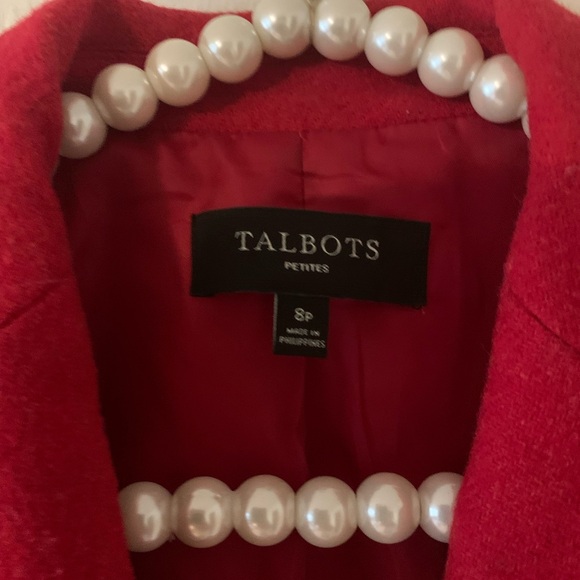 Talbots red blazer - Picture 2 of 6